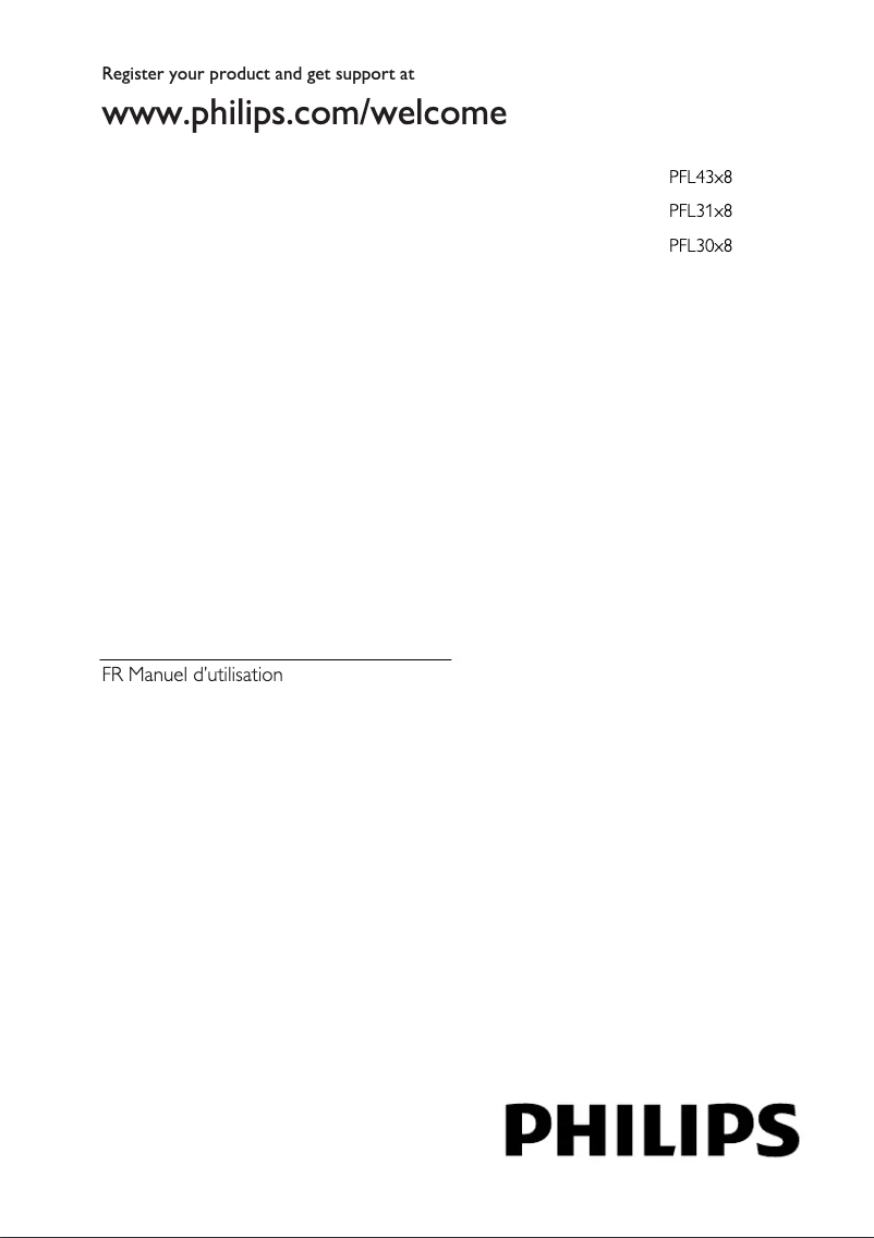 Page n°1 - Manuel utilisateur Philips 42PFL3018T