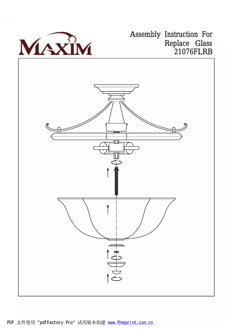 Page 1 de la notice Manuel utilisateur Maxim Oak Harbor 21076FLRB