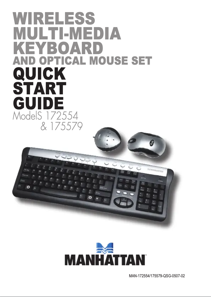 Page 1 de la notice Manuel utilisateur Manhattan 172554