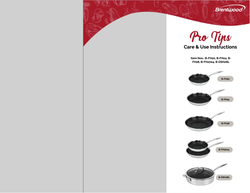 Page 1 de la notice Manuel utilisateur Brentwood B-FH20