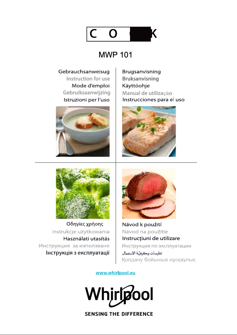 Página 1 del manual Manual de usuario Whirlpool MWP 101 W