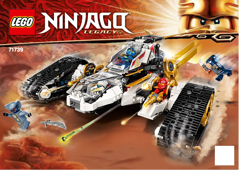 Page 1 de la notice Manuel utilisateur Lego Ninjago 71739