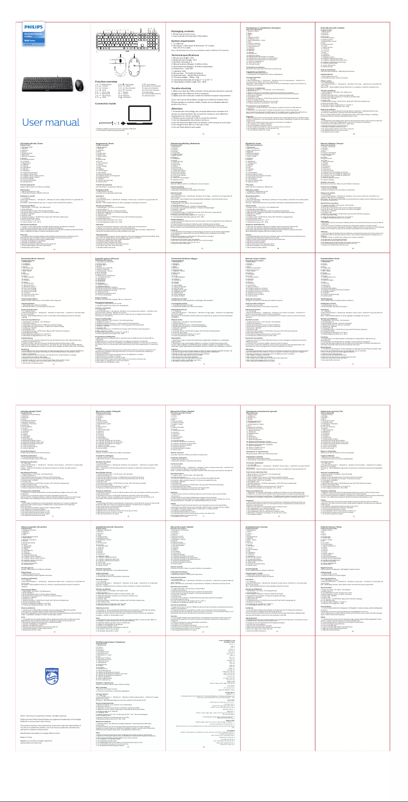 Página 1 del manual Manual de usuario Philips SPT6207