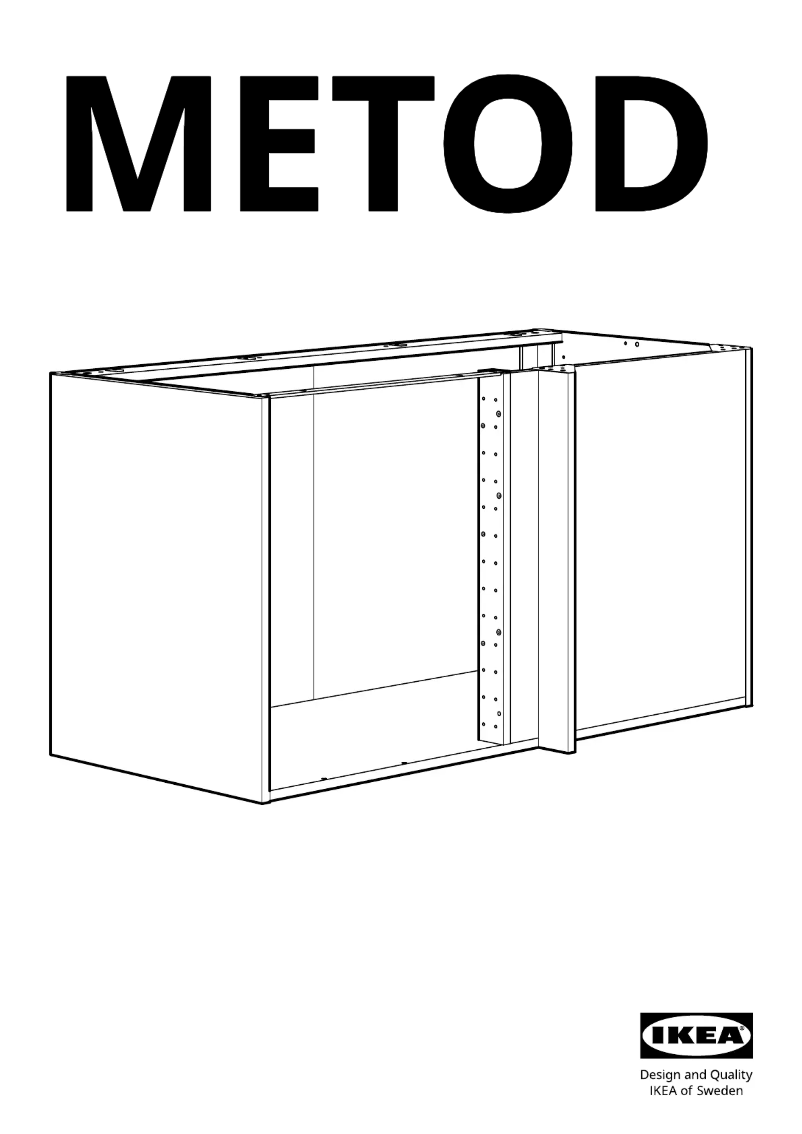 Page 1 de la notice Manuel utilisateur Ikea METOD 702.709.70