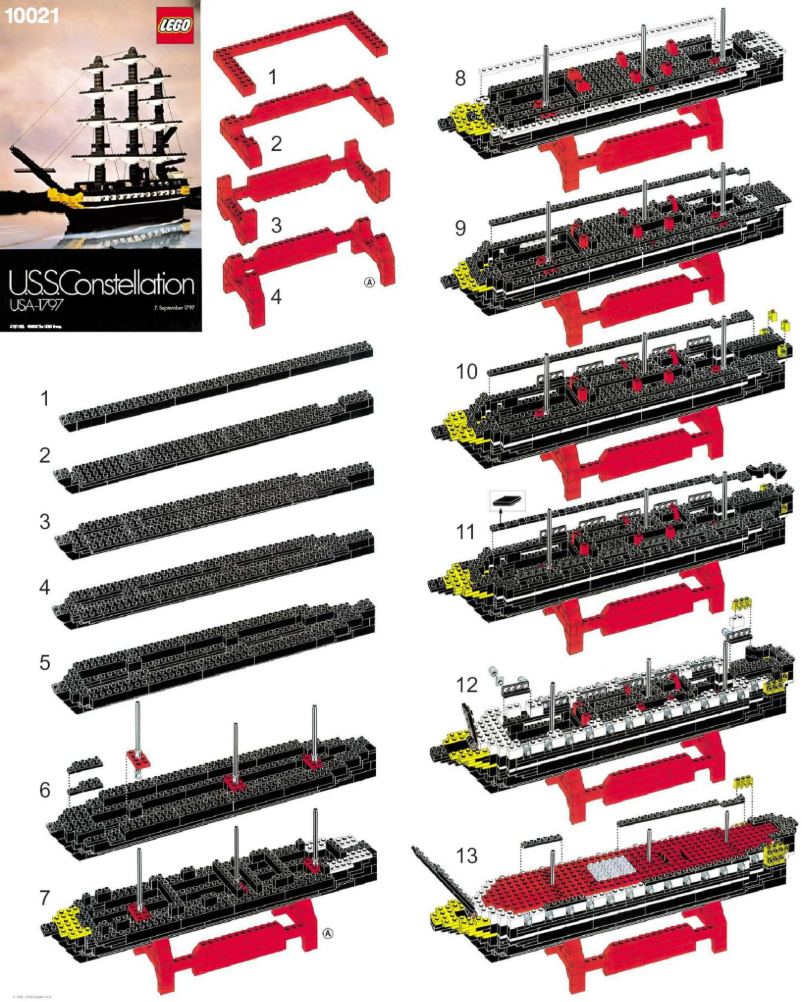 Página 1 del manual Manual de usuario Lego USS Constellation (398)