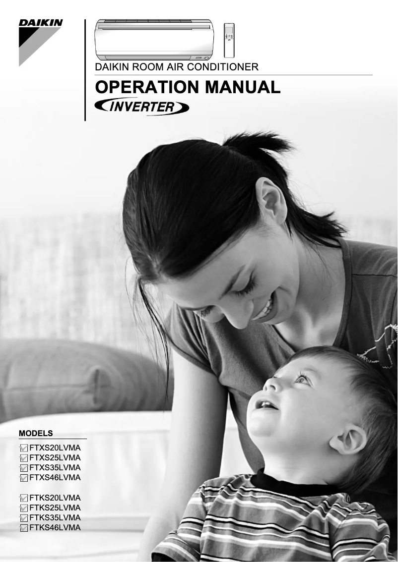 Page 1 de la notice Manuel utilisateur Daikin FTKS25LVMA