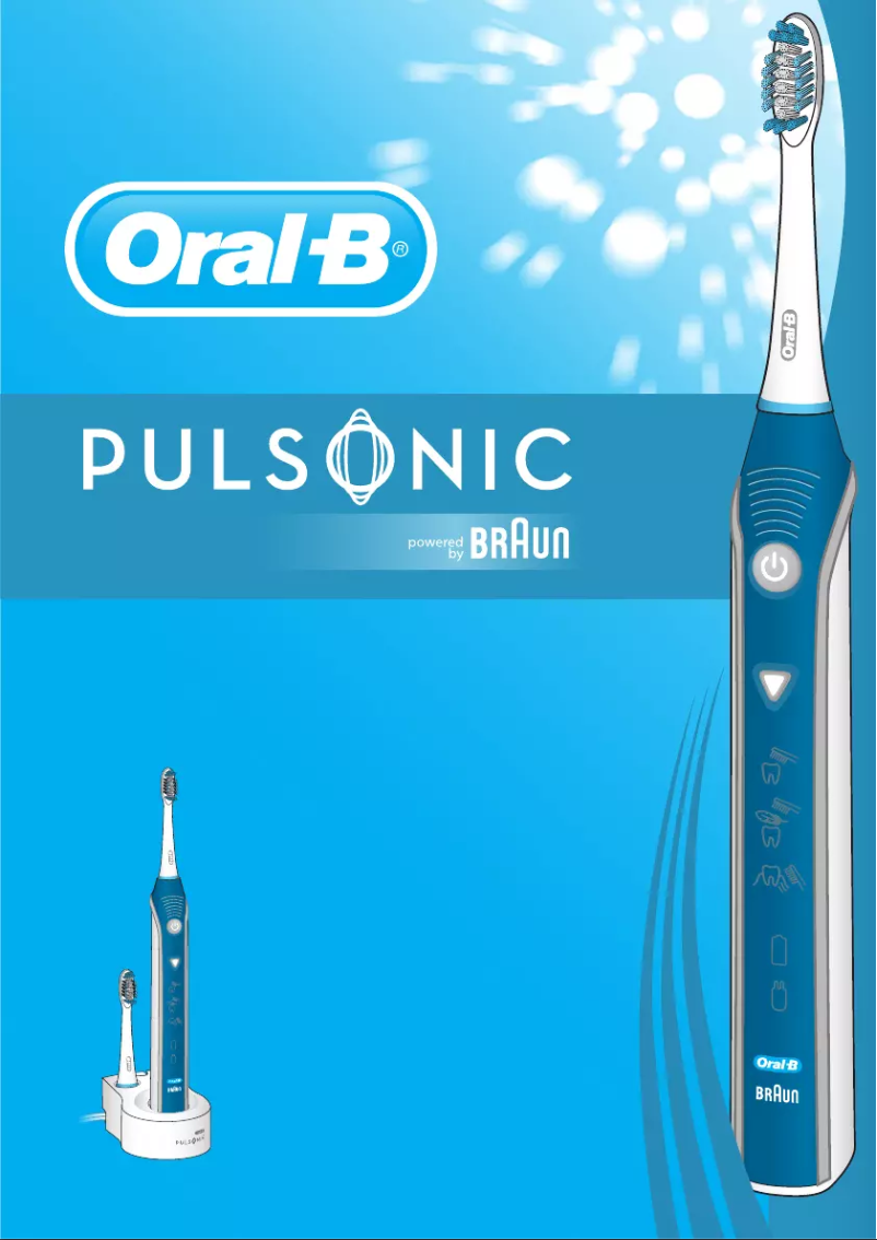 Page 1 de la notice Manuel utilisateur Oral-B Pulsonic