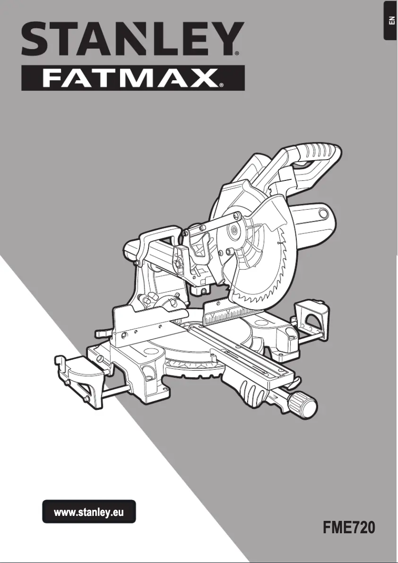 Page 1 de la notice Manuel utilisateur Stanley FME720