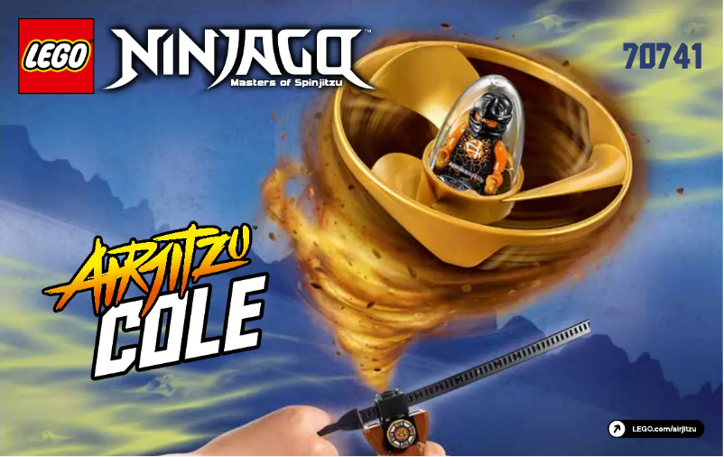 Page 1 de la notice Manuel utilisateur Lego Ninjago 70741