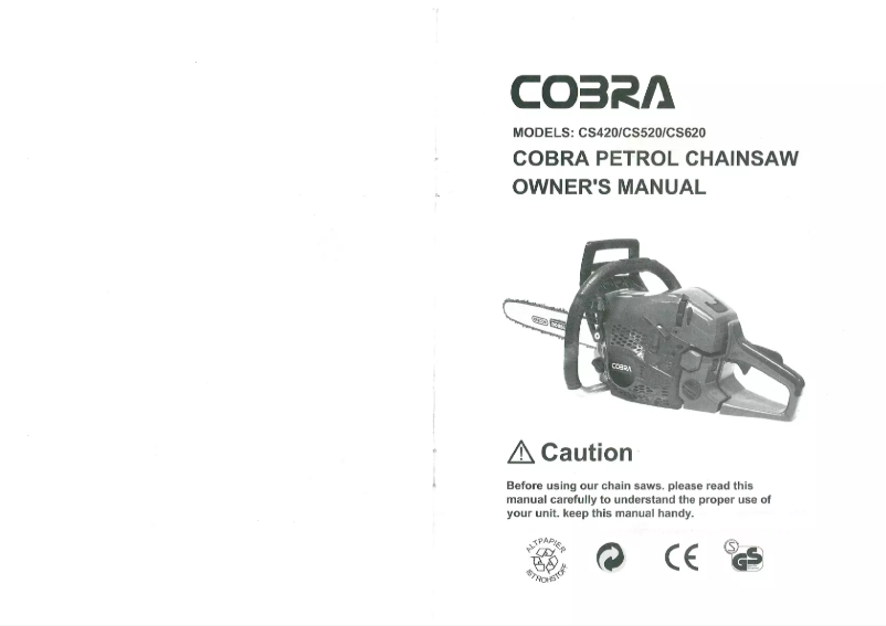 Page 1 de la notice Manuel utilisateur Cobra CS620