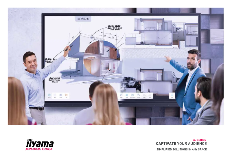 Page 1 de la notice Brochure Iiyama ProLite TE9804MIS