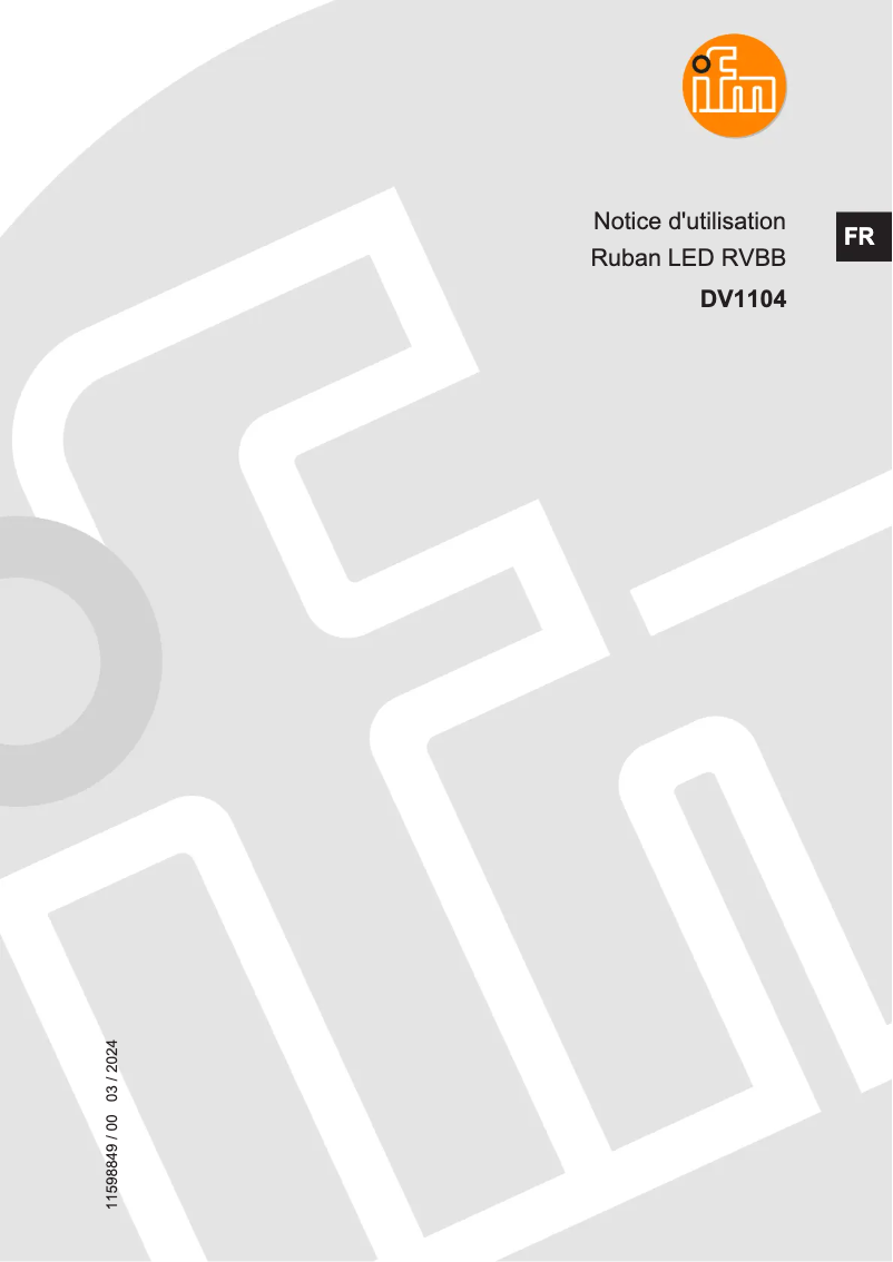 Página 1 del manual Manual de usuario IFM DV1104