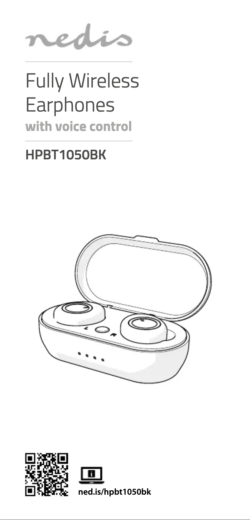 Page 1 de la notice Manuel utilisateur Nedis HPBT1050BK