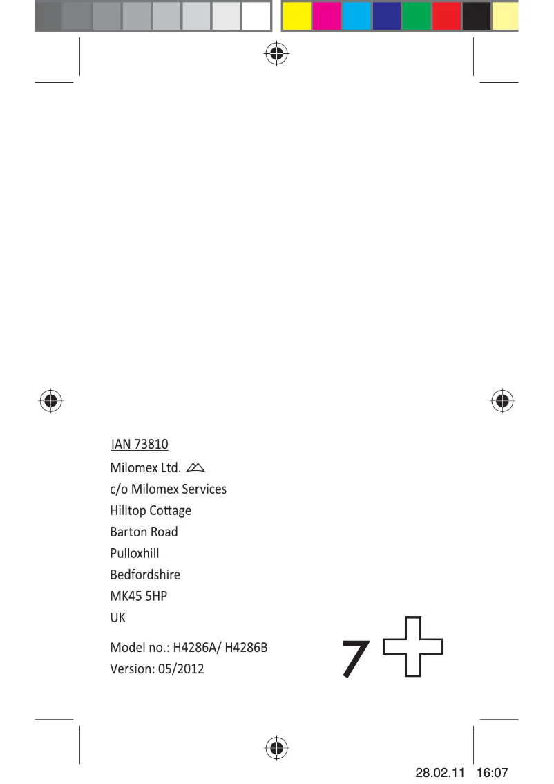 Page 1 de la notice Manuel utilisateur Auriol IAN 39057