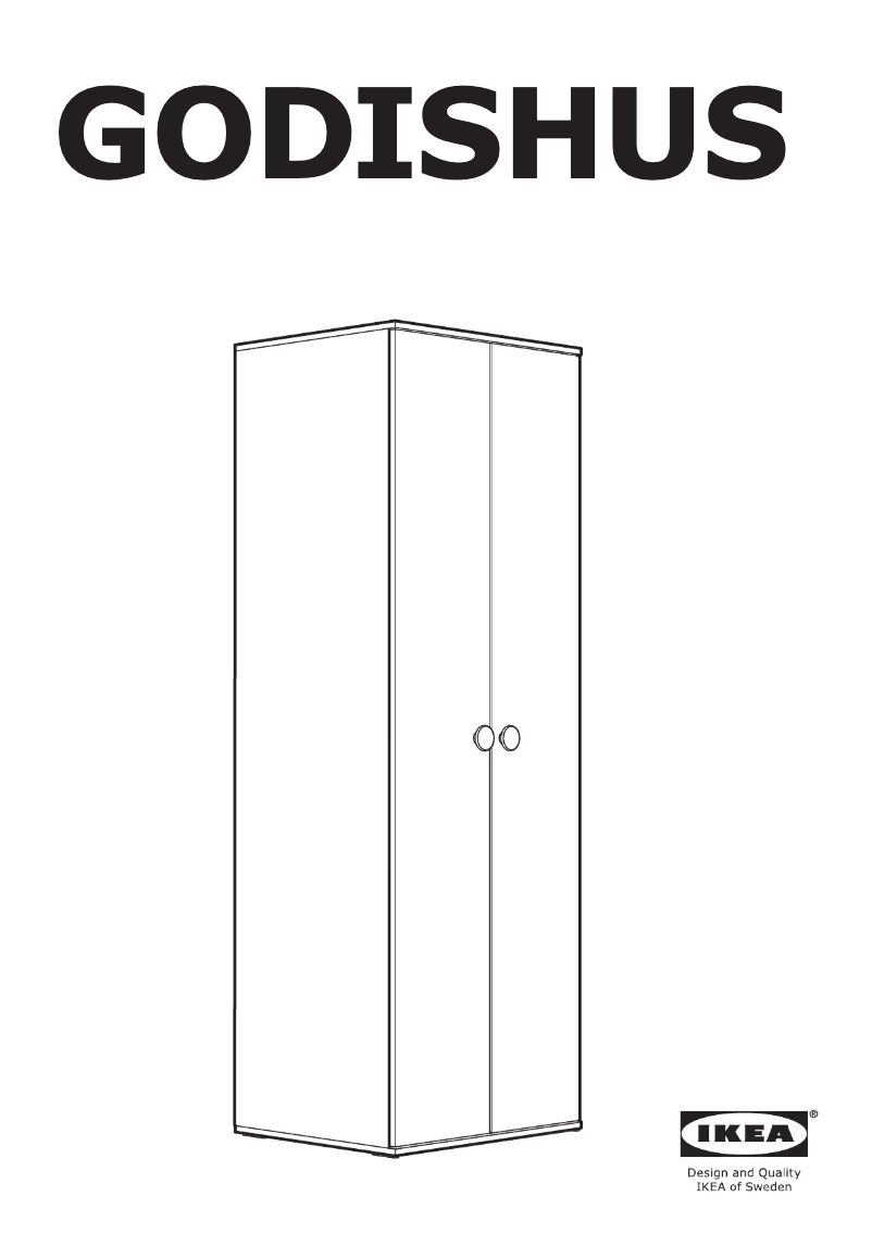Page 1 de la notice Manuel utilisateur Ikea GODISHUS 504.334.83