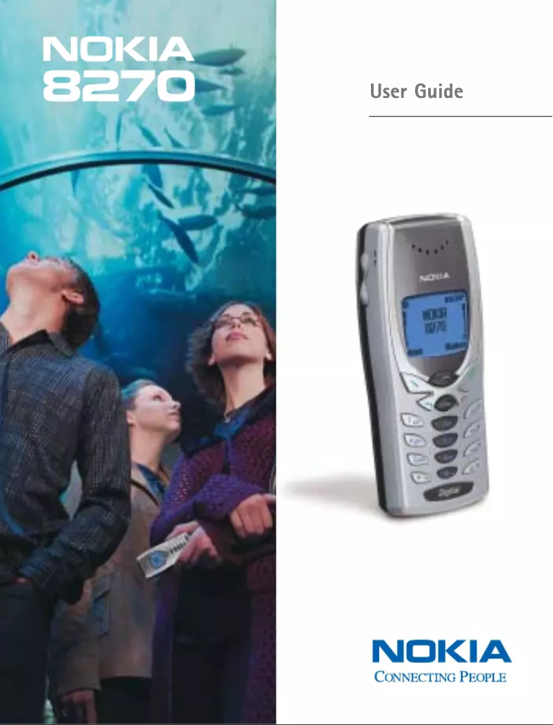 Page 1 de la notice Manuel utilisateur Nokia 8270
