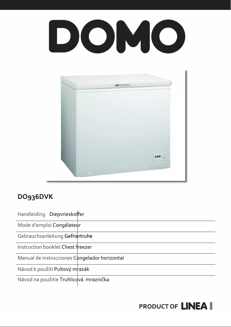 Page 1 de la notice Manuel utilisateur Domo DO936DVK