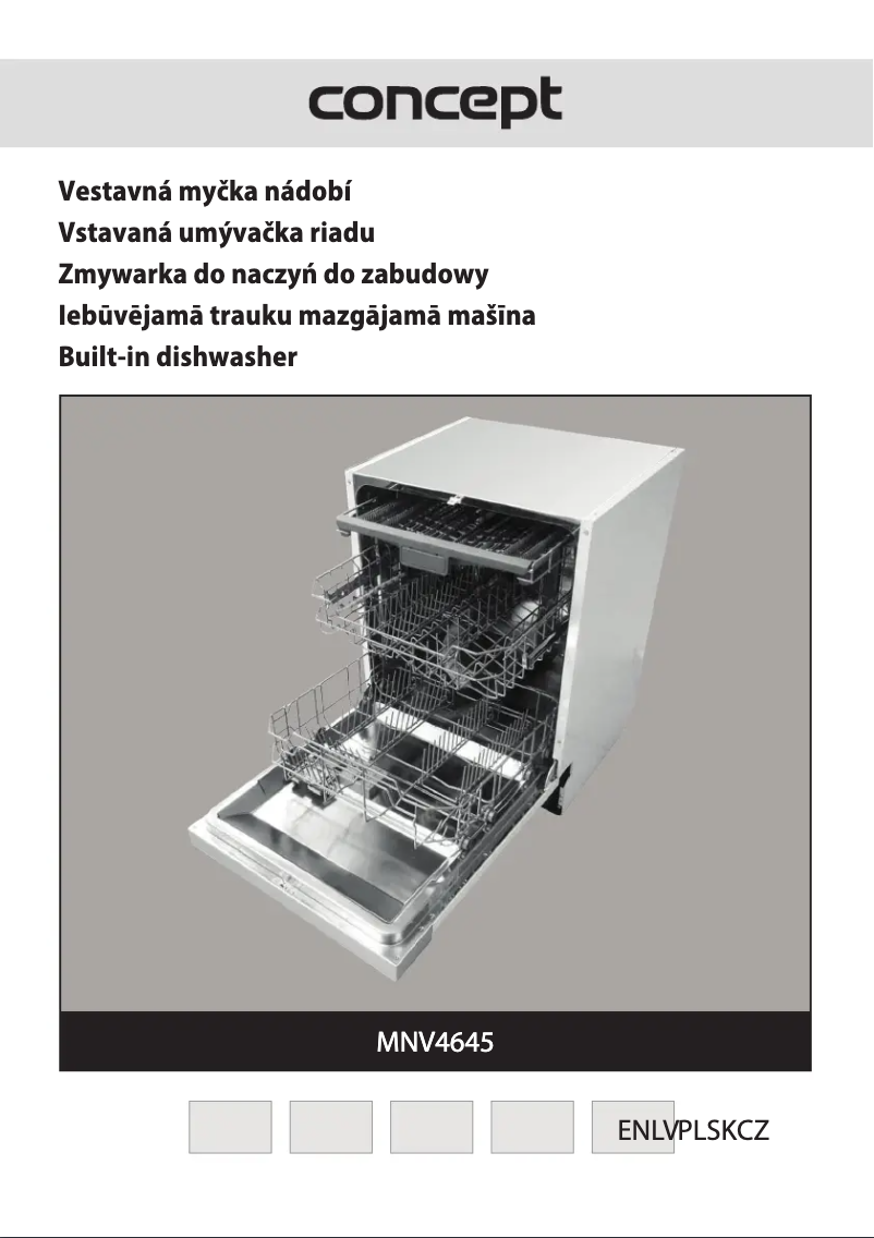 Page 1 de la notice Manuel utilisateur Concept MNV4645