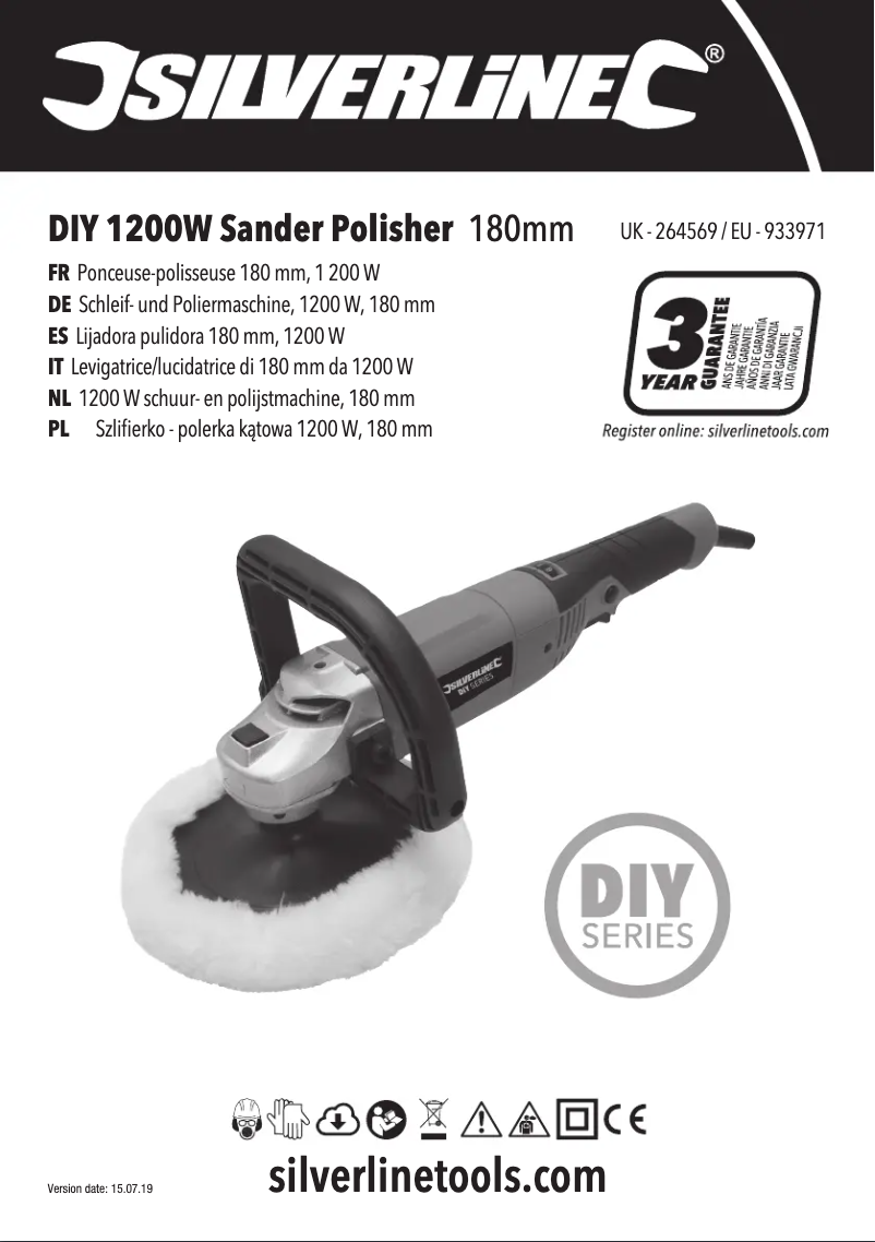 Page 1 de la notice Manuel utilisateur Silverline 264569