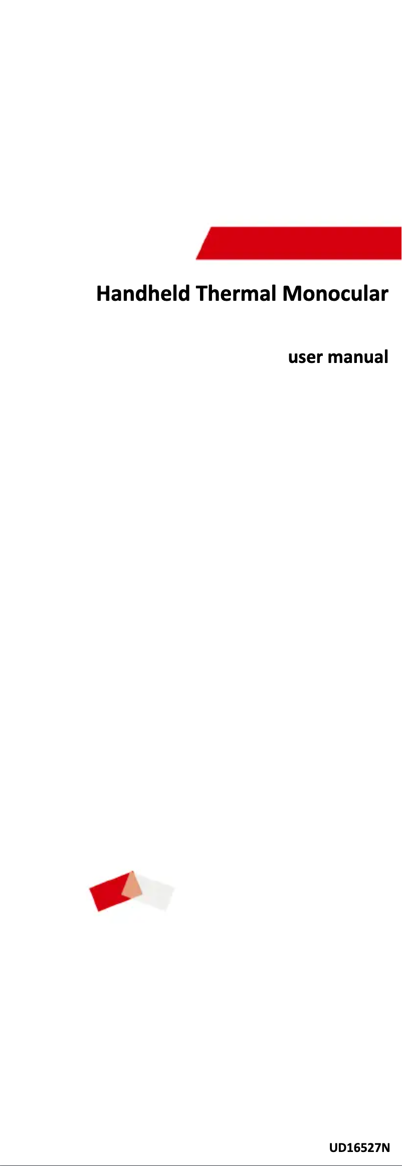 Page 1 de la notice Manuel utilisateur Hikvision DS-2TS03-15XF/W