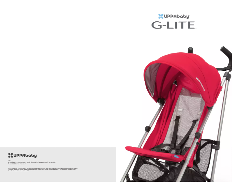Página 1 del manual Manual de usuario UPPAbaby G-LITE