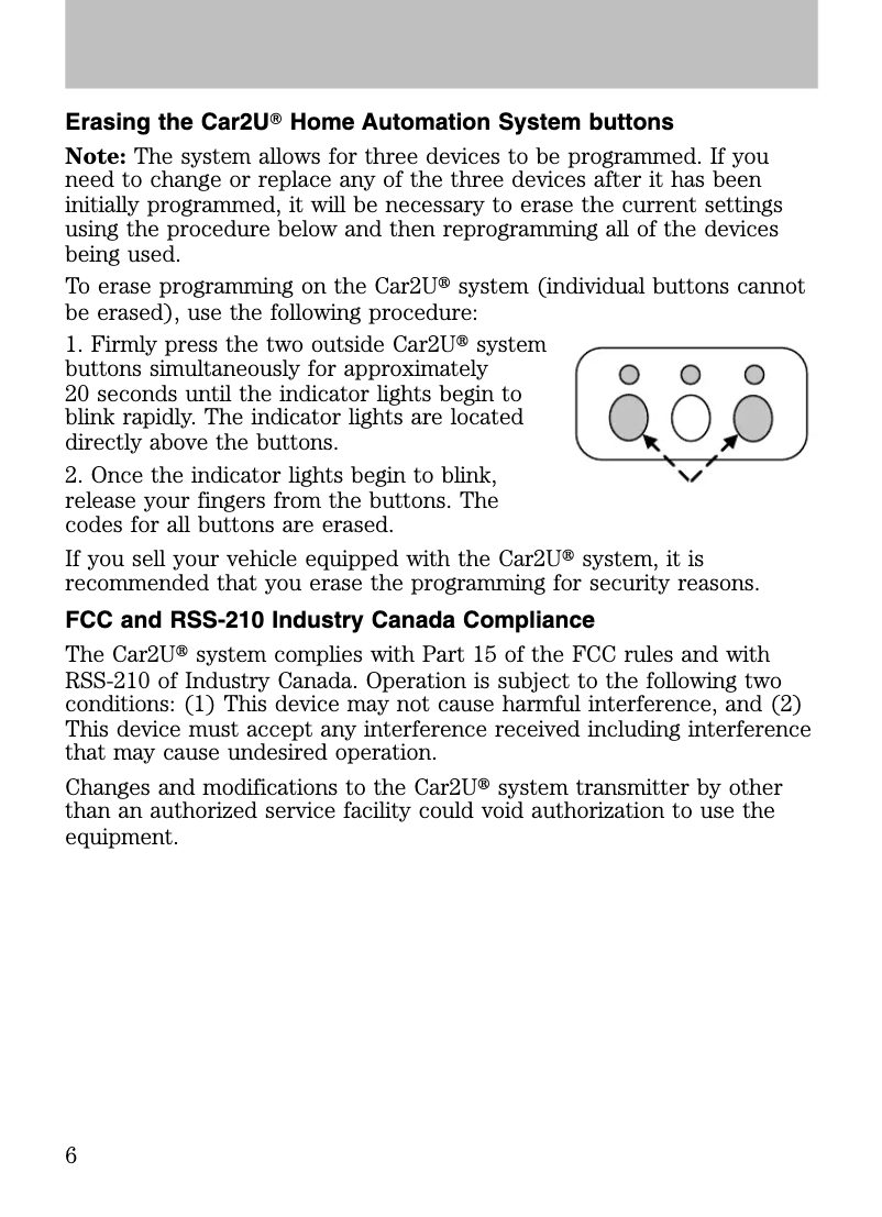 Page 1 de la notice Manuel utilisateur Lincoln MKZ (2010)