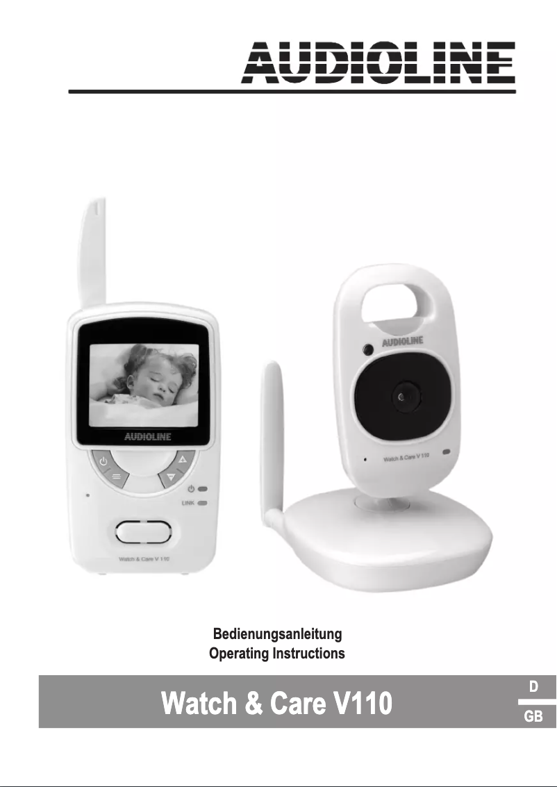 Page 1 de la notice Manuel utilisateur Audioline Watch & Care V110