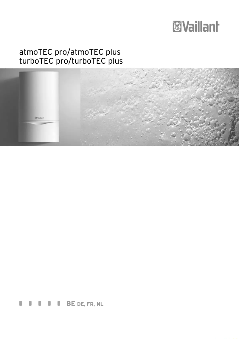 Page 1 de la notice Manuel utilisateur Vaillant turboTEC plus