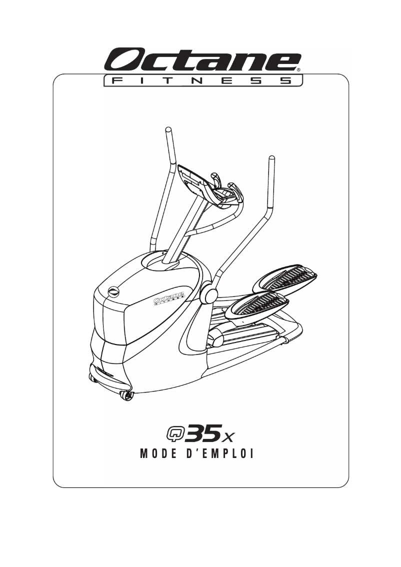 Page 1 of the manual User Manual Octane Q35X