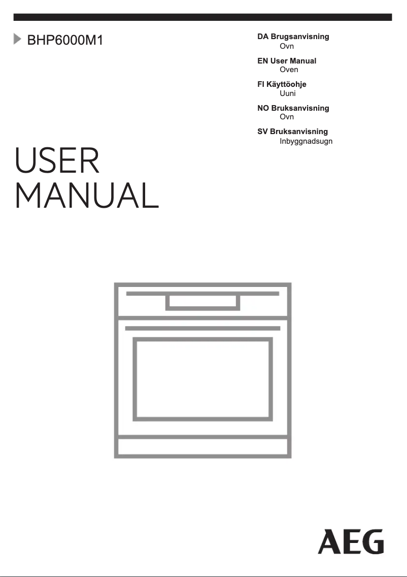 Page 1 de la notice Fiche technique AEG BHP6000M1