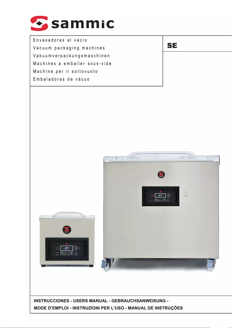 Page 1 de la notice Manuel utilisateur Sammic SE-420
