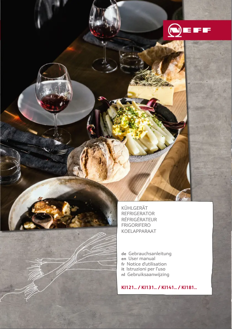 Page 1 de la notice Manuel utilisateur Neff KI1212S30