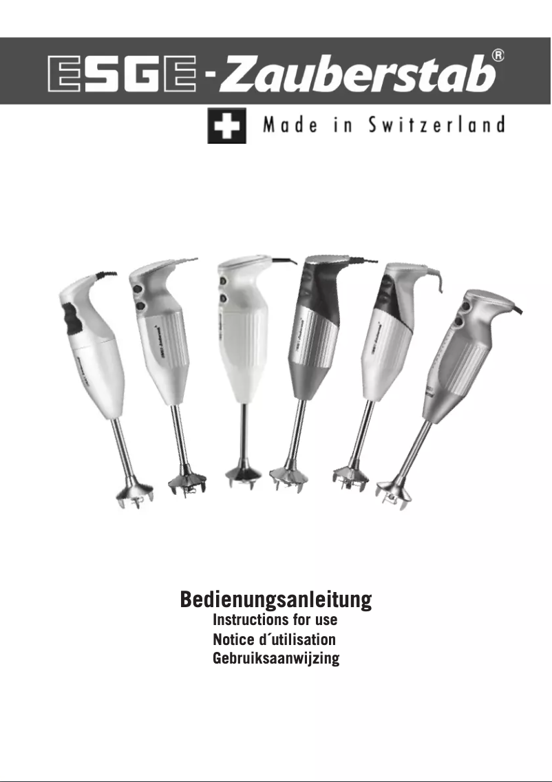 Página 1 del manual Manual de usuario ESGE M100D