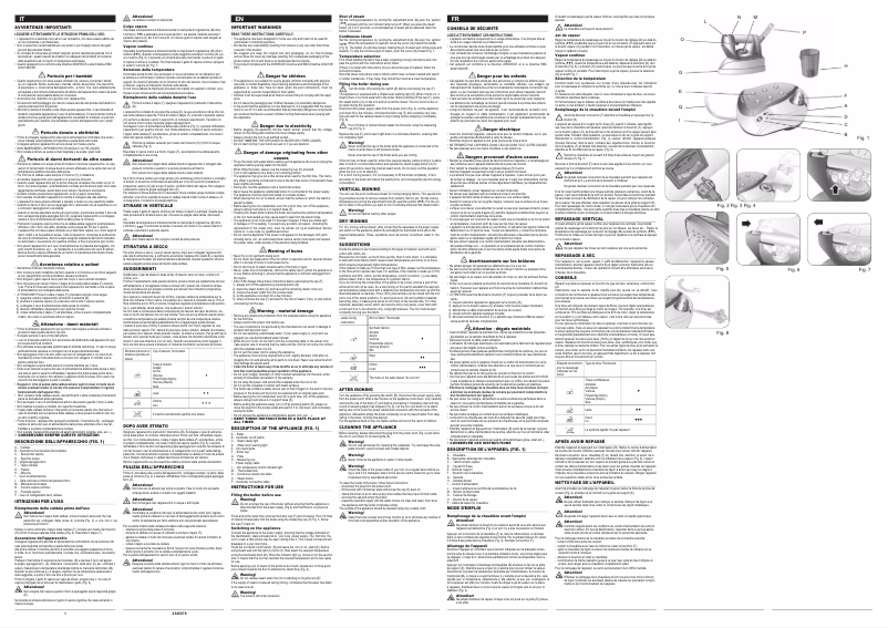 Page 1 de la notice Manuel utilisateur Ariete 6257