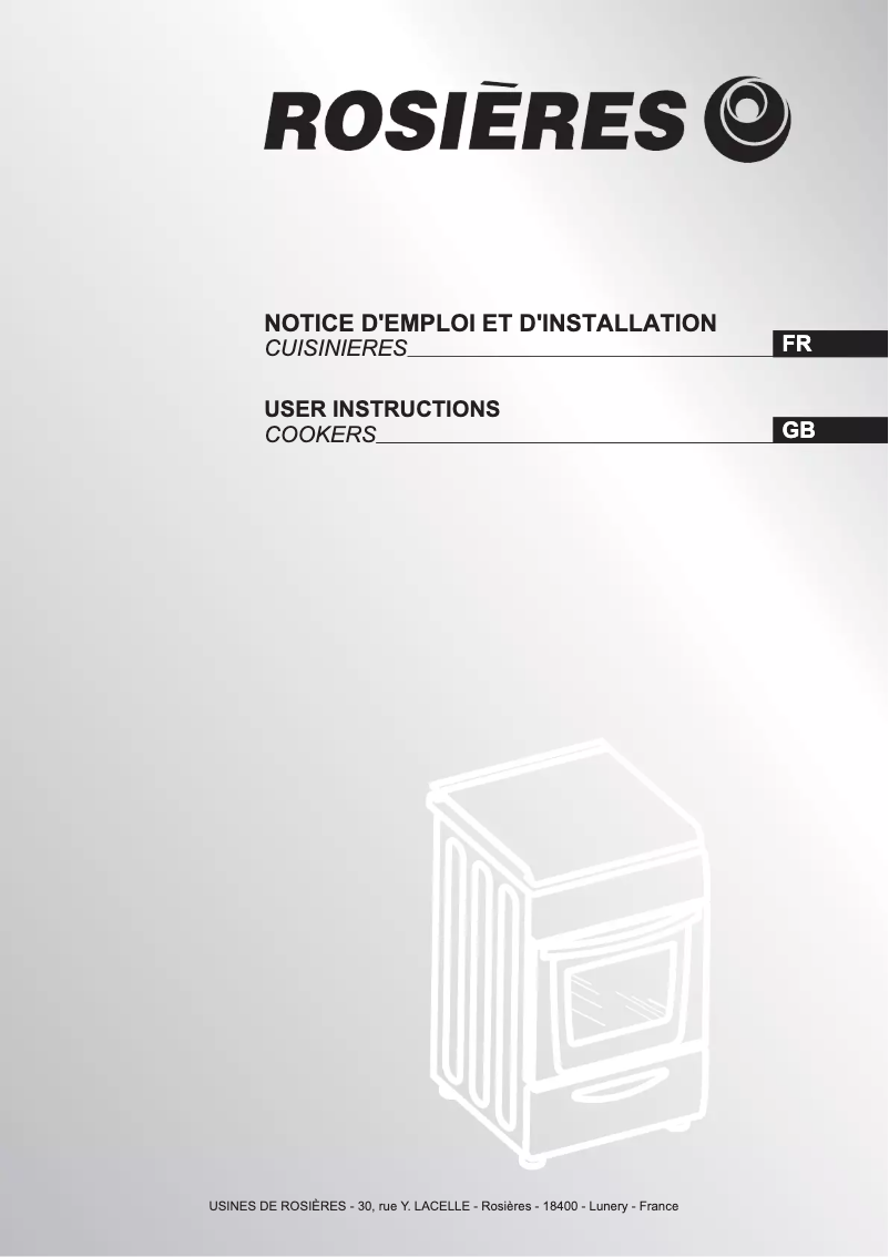 Page 1 of the manual User Manual Candy FHP 603/1 X