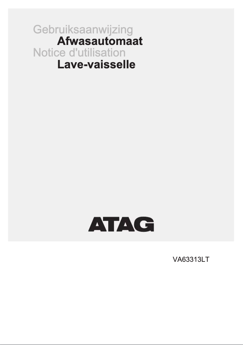 Page 1 de la notice Mode d'emploi Atag VA63313LT