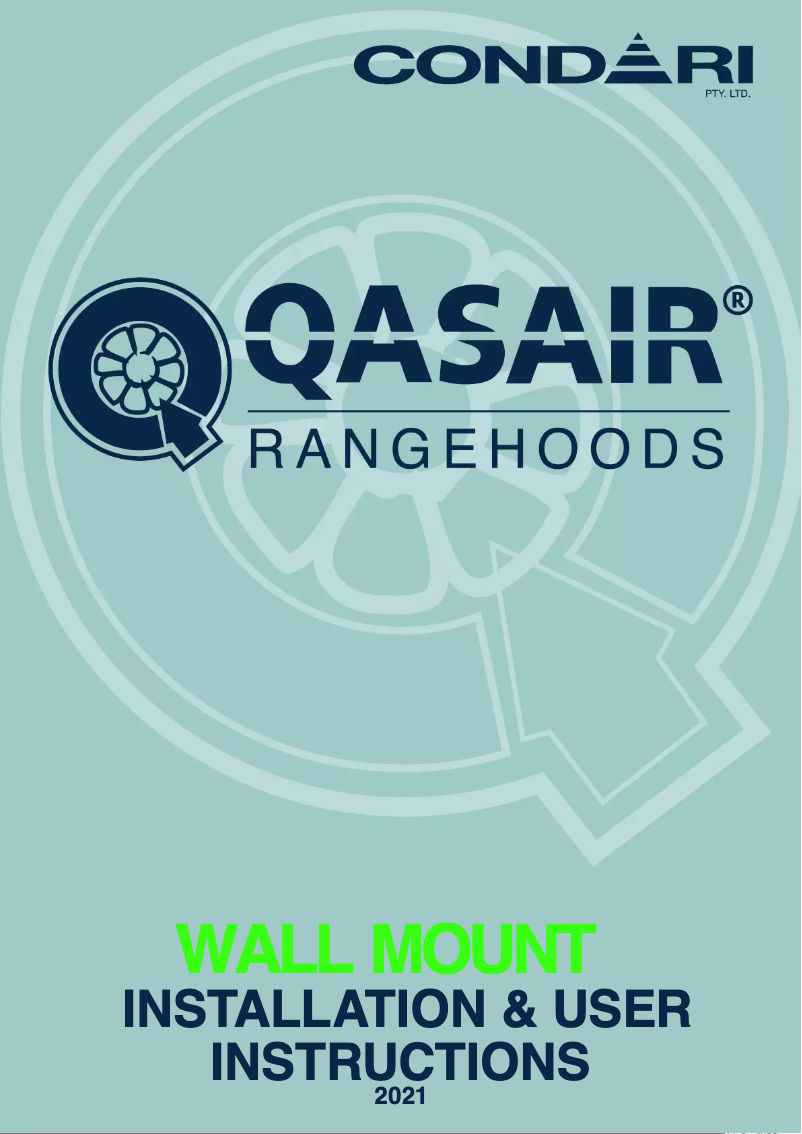 Page 1 de la notice Manuel utilisateur Qasair Pyramid PYR 900L-1