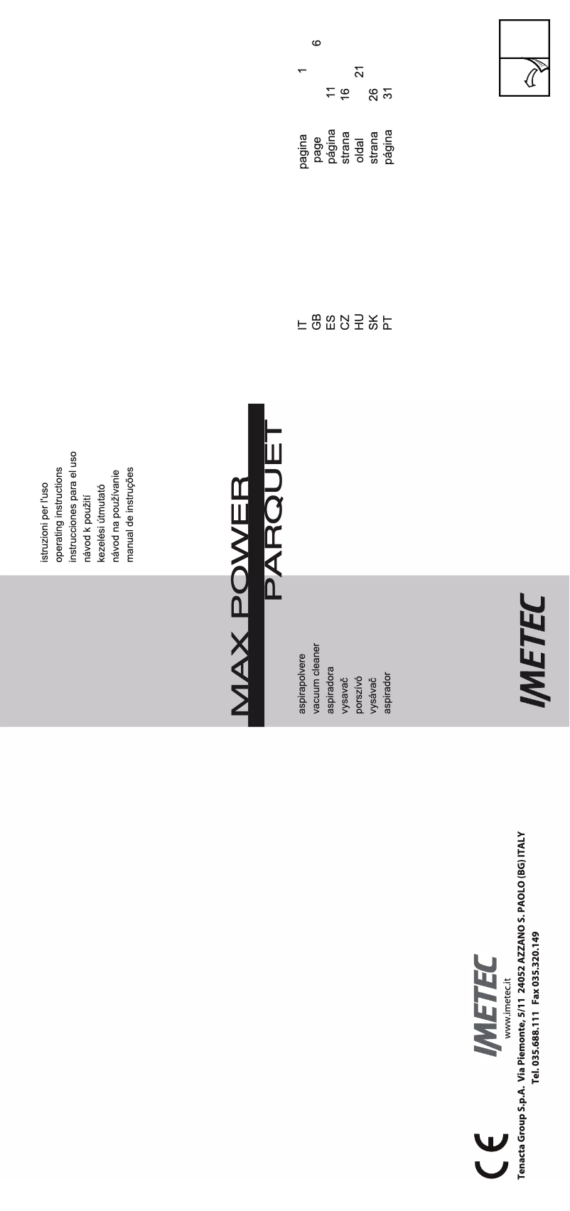 Página 1 del manual Manual de usuario Imetec Max Power 8059H