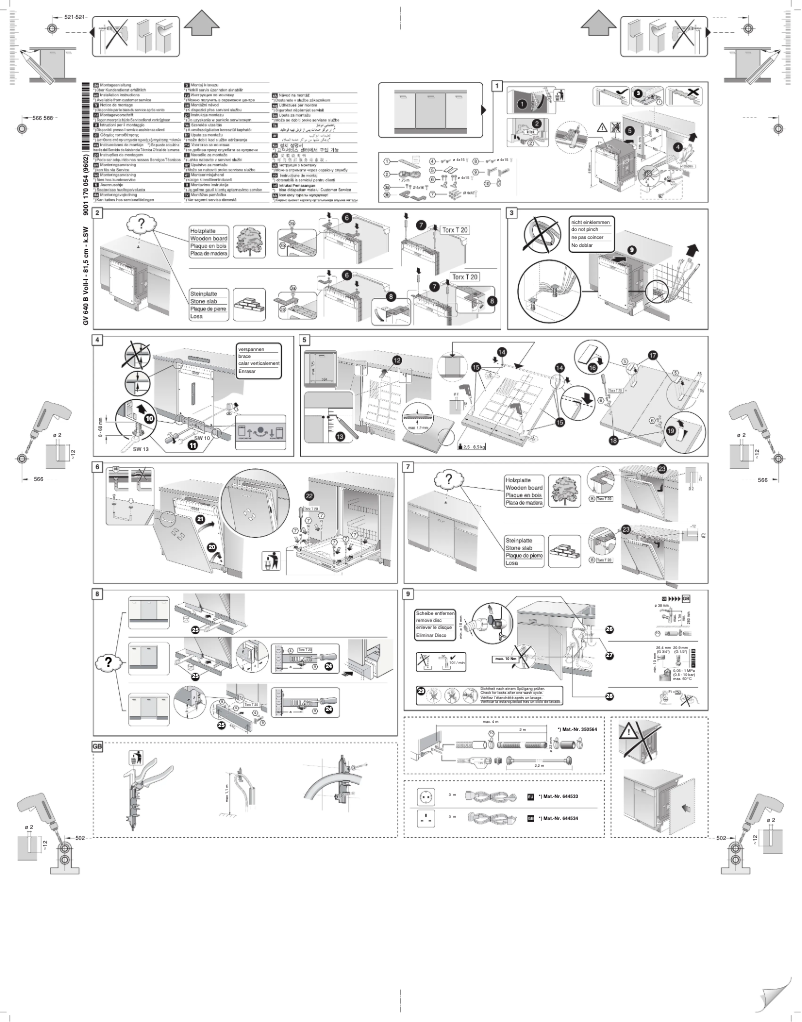 Página 1 del manual Guía de instalación Blaupunkt 5VF 703NP
