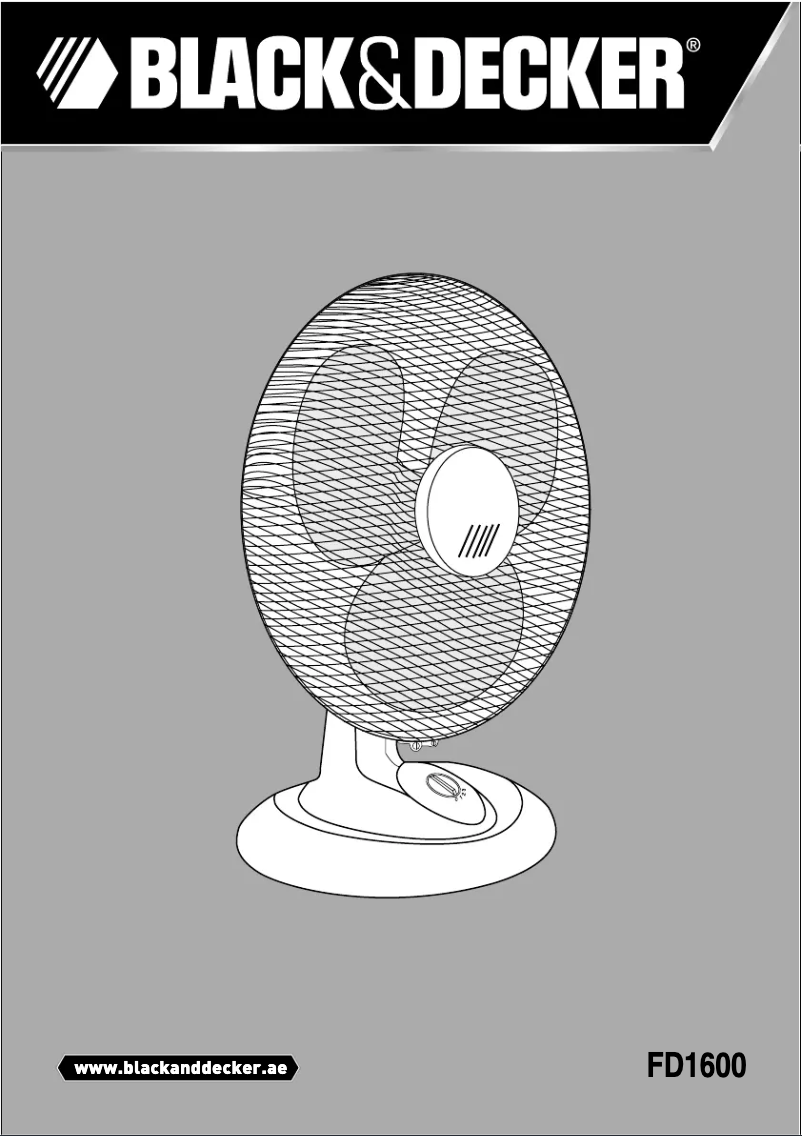 Página 1 del manual Manual de usuario Black & Decker FD1600