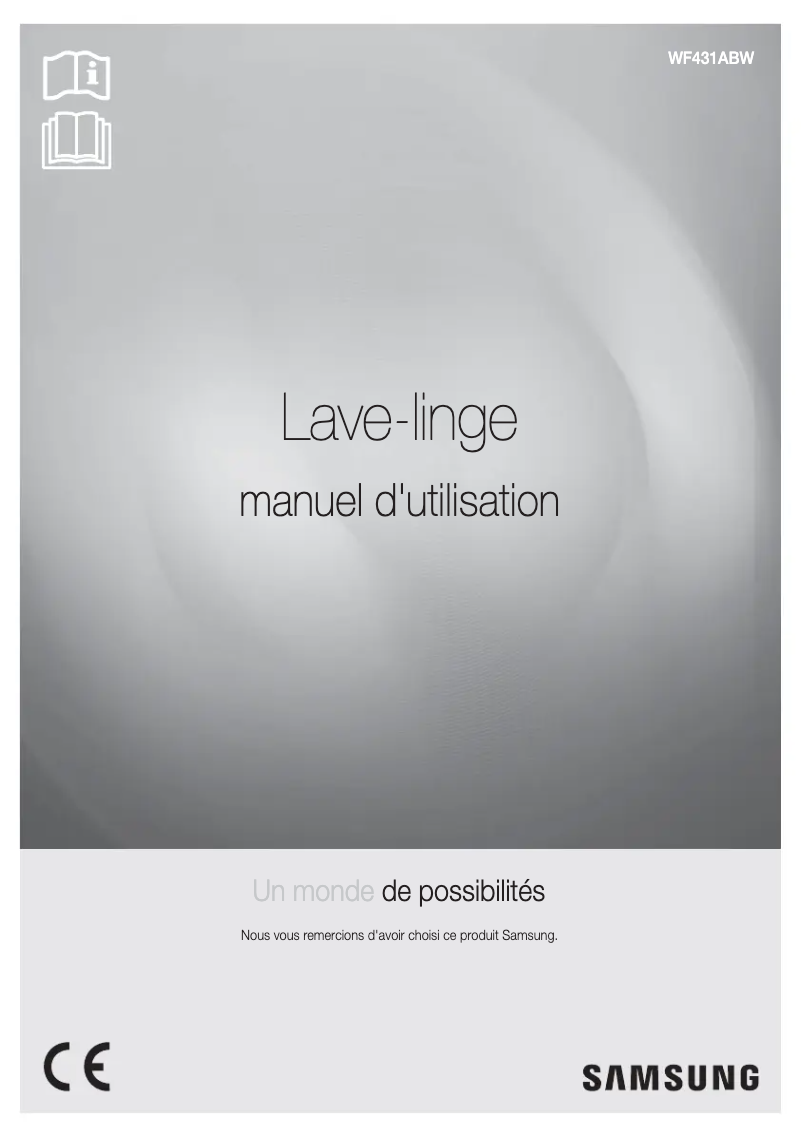 Página 1 del manual Manual de usuario Samsung WF431ABW