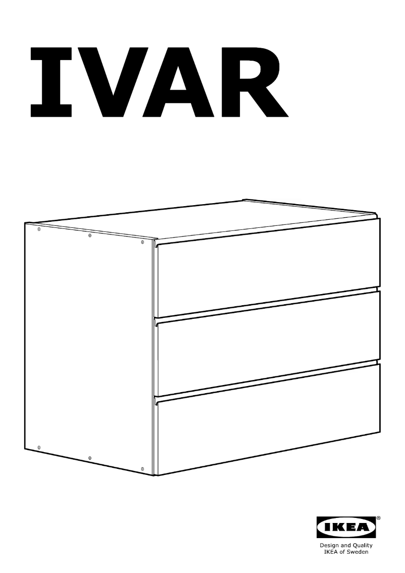 Image de la première page du manuel de l'appareil IVAR