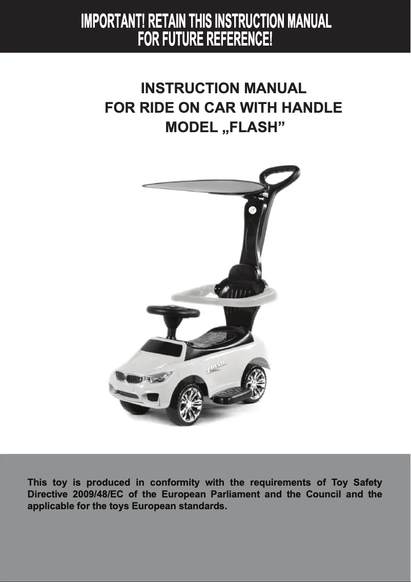 Page 1 de la notice Manuel utilisateur Chipolino Flash