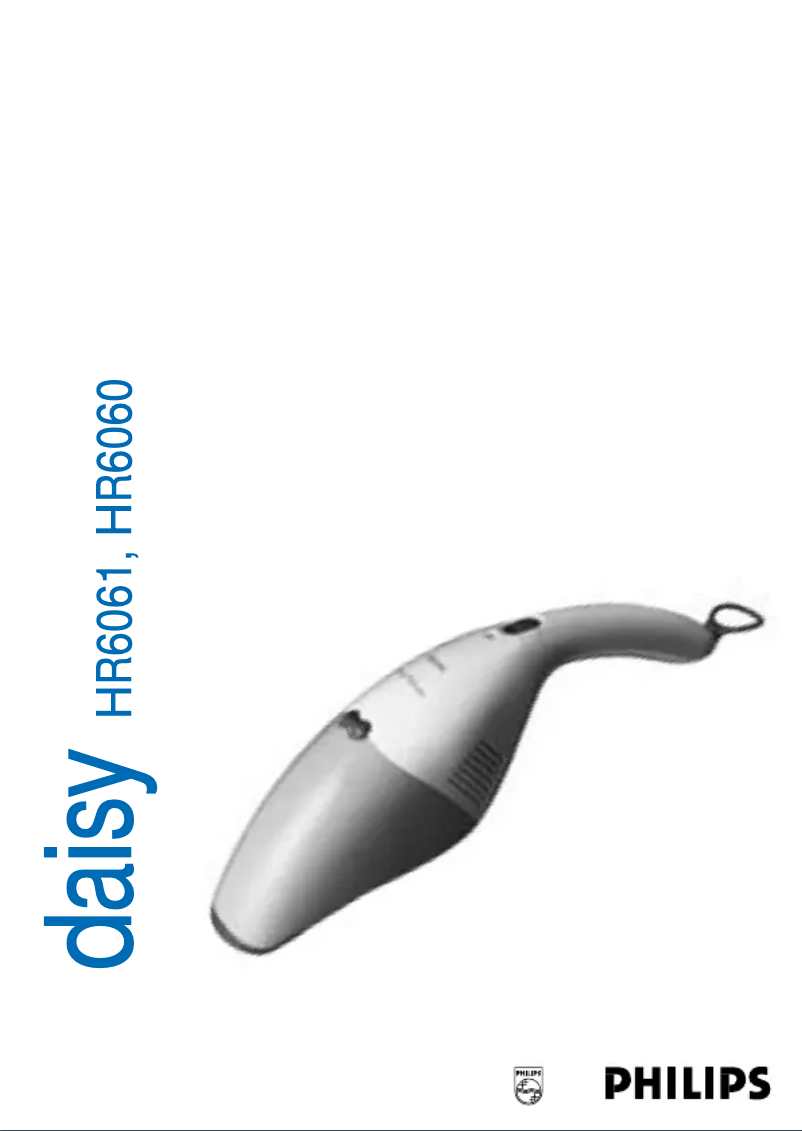 Página 1 del manual Manual de usuario Philips Daisy deluxe HR6060
