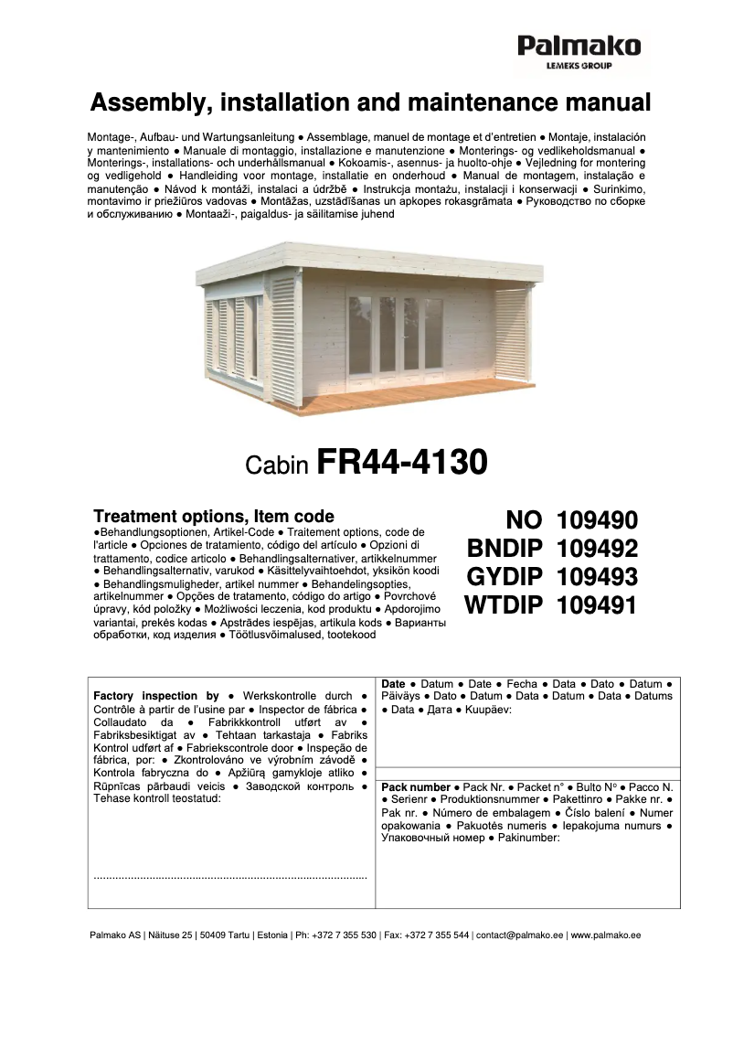 Page 1 de la notice Manuel utilisateur Mr. Gardener Caroline