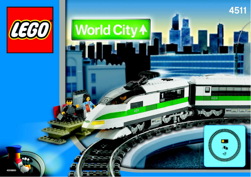 Page 1 de la notice Manuel utilisateur Lego High Speed Train