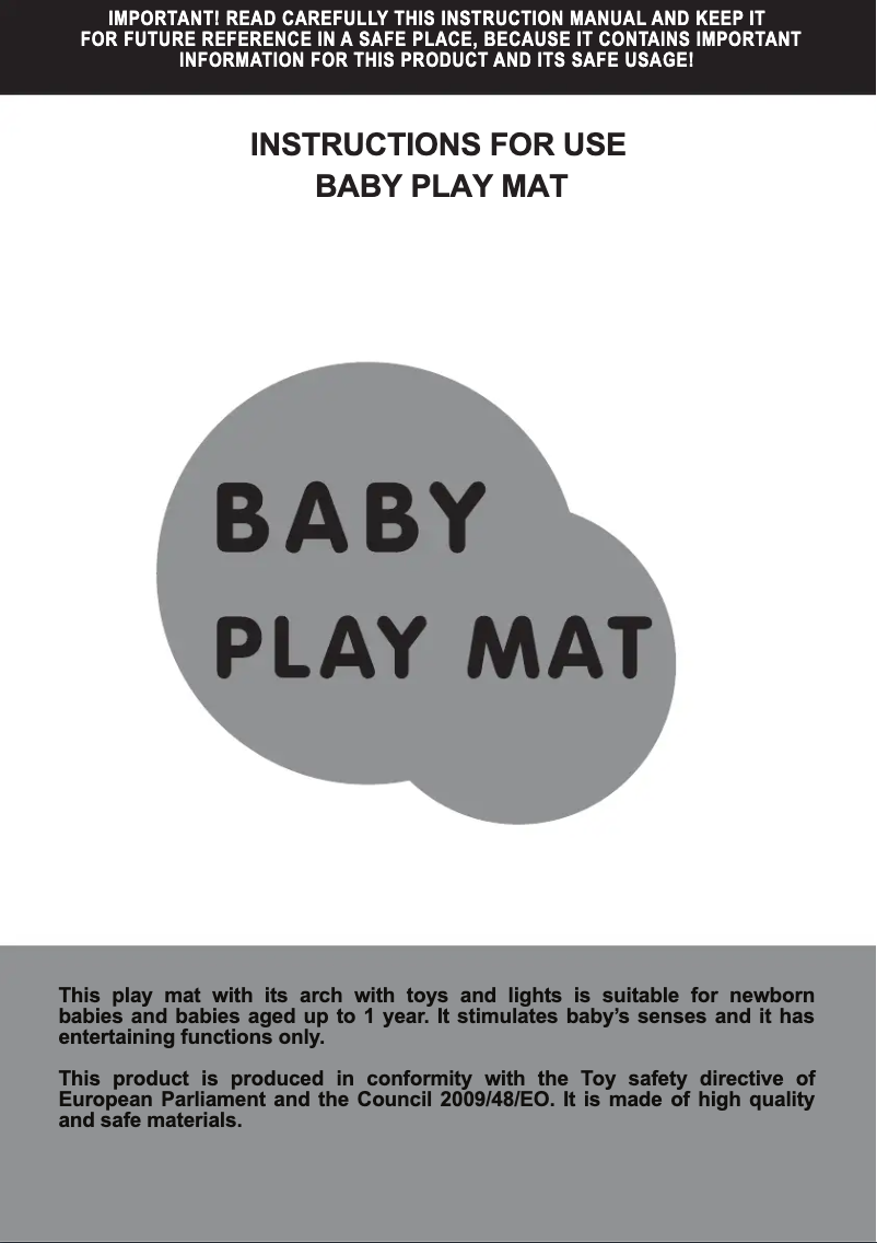 Page 1 de la notice Manuel utilisateur Chipolino Forest friends