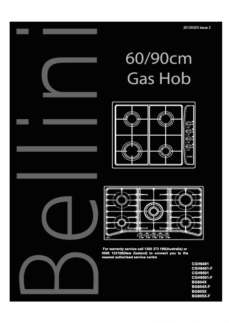 Page 1 de la notice Manuel utilisateur Bellini BP360EG