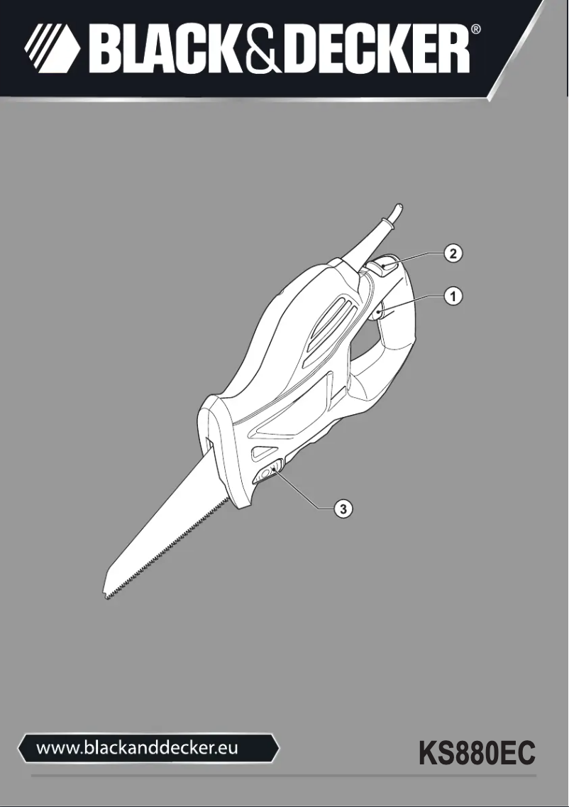 Page 1 de la notice Manuel utilisateur Black & Decker KS800ELW
