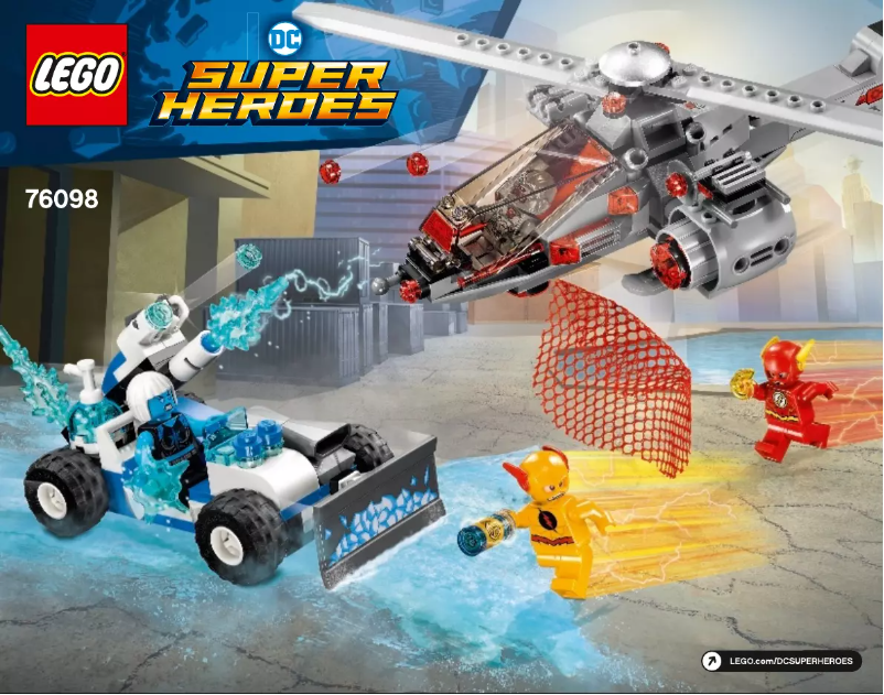 Page 1 de la notice Manuel utilisateur Lego DC Super Heroes 76098